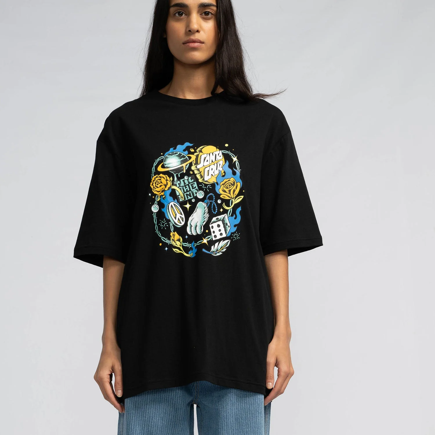 Lucky Day Front Oversized T-Shirt - Image 3