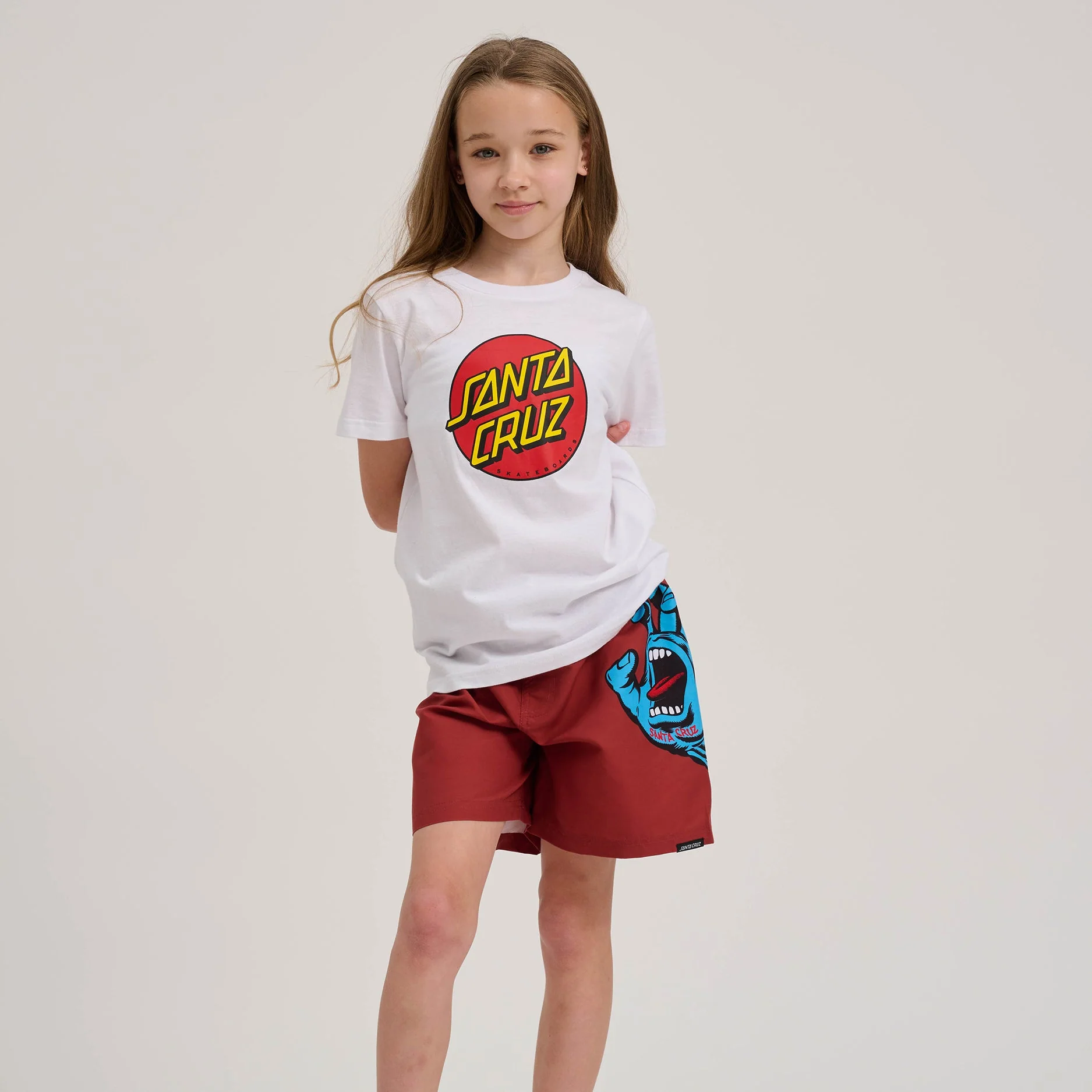 Youth Screaming Hand Swim Shorts - Image 5